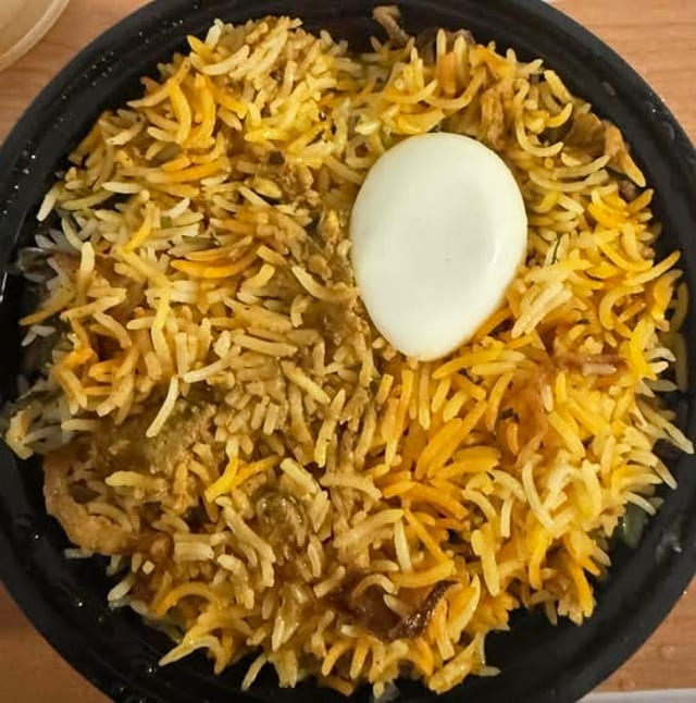 Goat Dum Biryani.