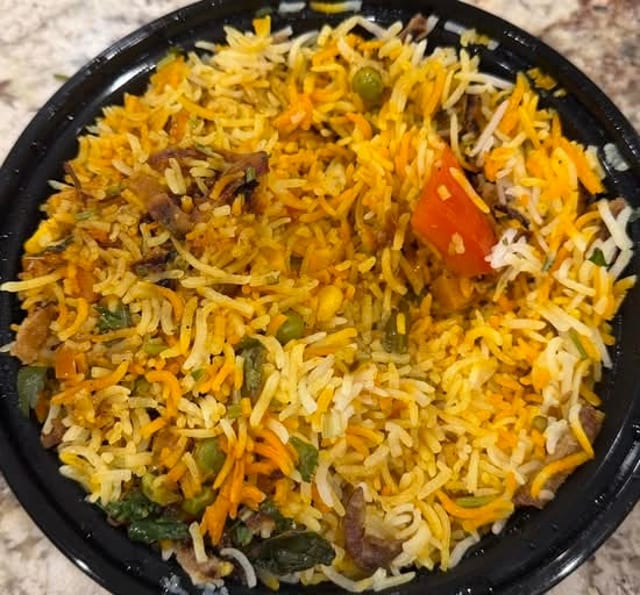 Hyderabadi Veg. Dum Biryani.